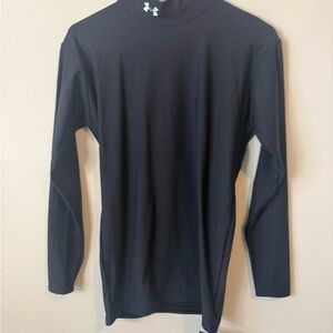 Under Armour Men's Black Long Sleeve compression Shirt size large/ nwt